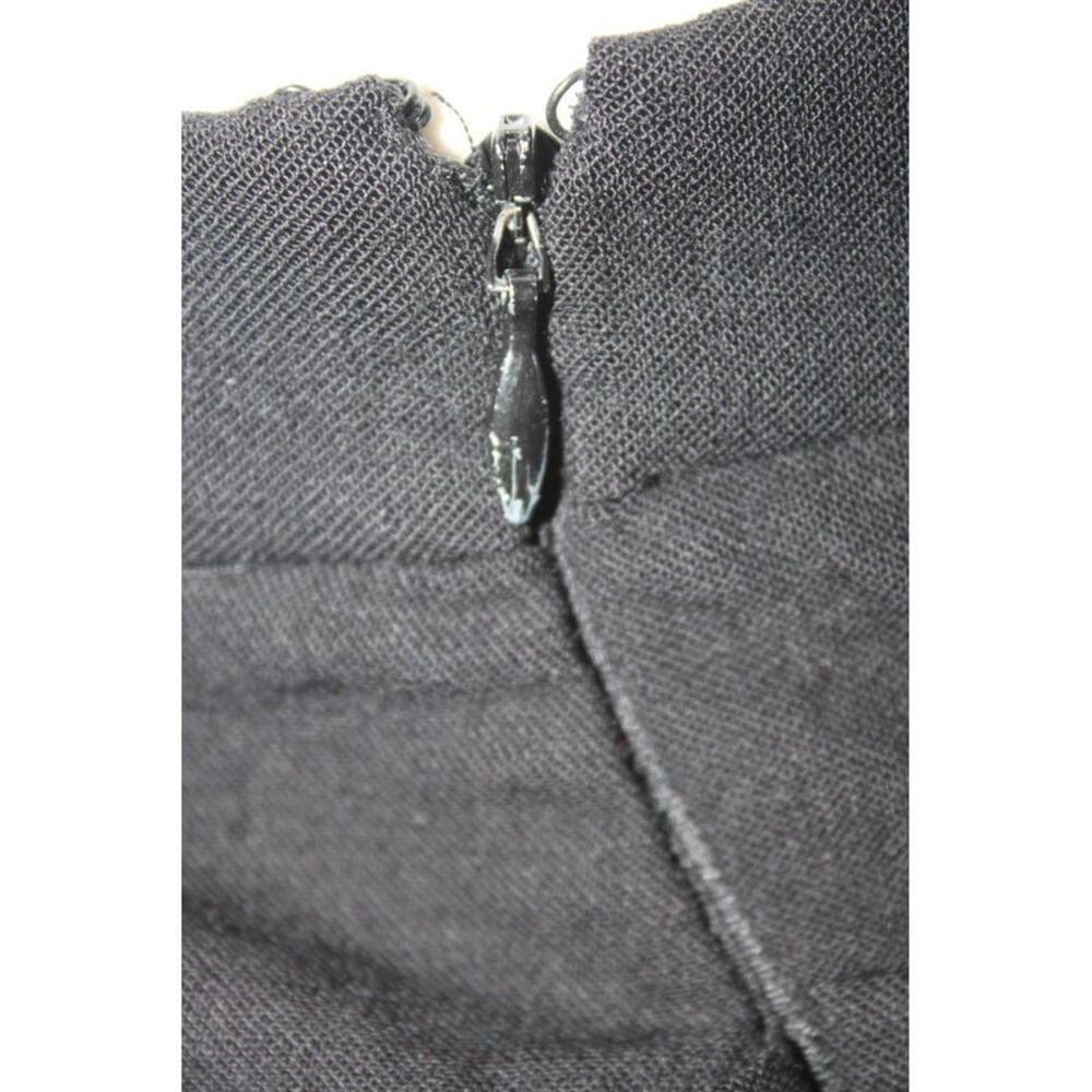 Akris Punto Women's Straight Leg Zip Closure Dress Pant Black Size 14 - Picture 4 of 10